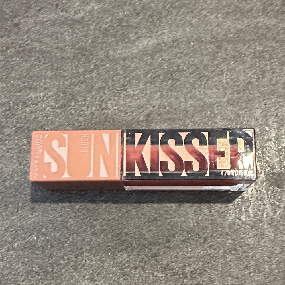 2 for $15 Maybelline Kisser Liquid Lip & Cheek Tint - Nude Peachy Pink